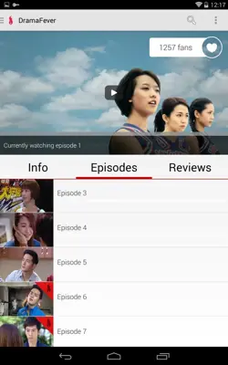 DramaFever android App screenshot 1